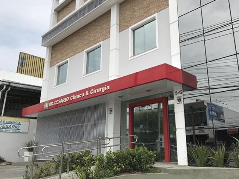 Fachada da Clínica Dr. Cesário